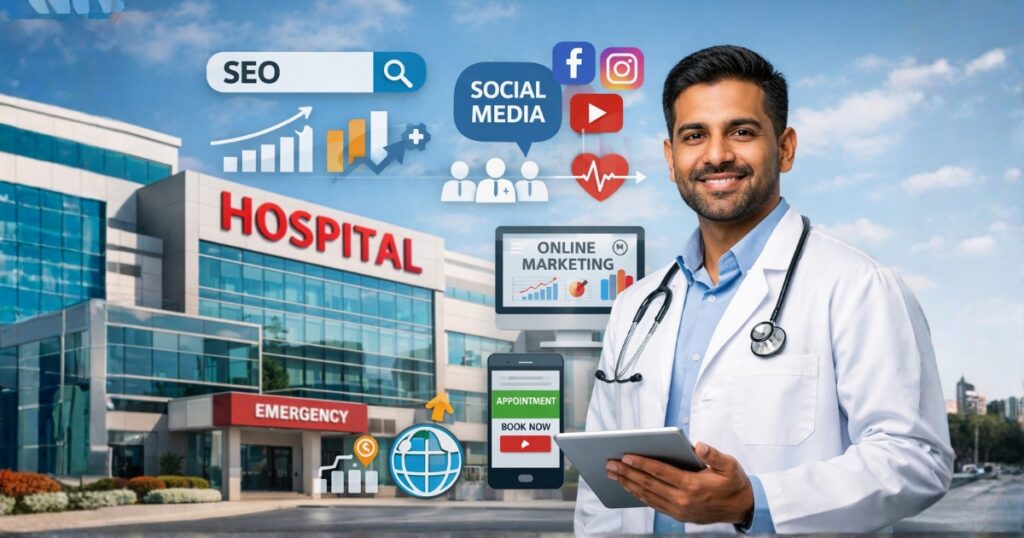 Digital Marketing for Hospital Growth in 2026 | Noida Experts
